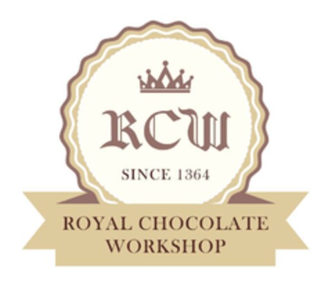 RCW SINCE 1364 ROYAL CHOCOLATE WORKSHOP Logo (EUIPO, 30.09.2016)