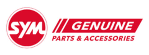 SYM GENUINE PARTS & ACCESSORIES Logo (EUIPO, 11/20/2019)