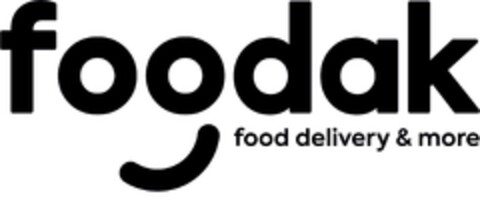 foodak food delivery & more Logo (EUIPO, 09.02.2021)