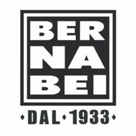 Bernabei dal 1933 Logo (EUIPO, 20.05.2021)