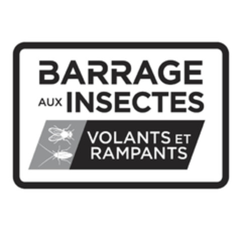 BARRAGE AUX INSECTES VOLANTS ET RAMPANTS Logo (EUIPO, 06/10/2021)