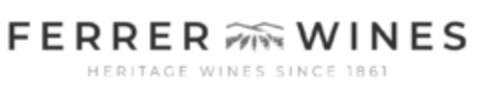 FERRER WINES HERITAGE WINES SINCE 1861 Logo (EUIPO, 05.10.2021)