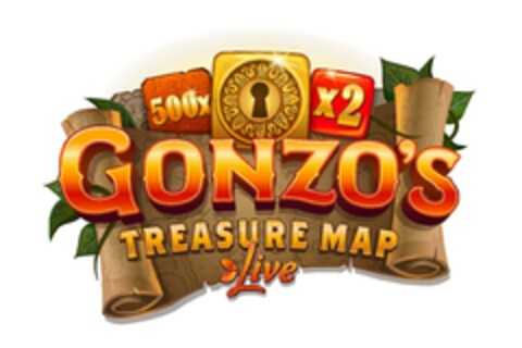 500x x2 GONZO'S TREASURE MAP Live Logo (EUIPO, 09.04.2024)