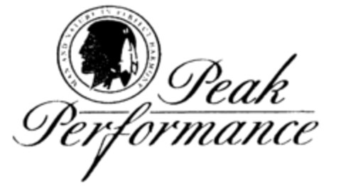 Peak Performance Logo (EUIPO, 01.04.1996)