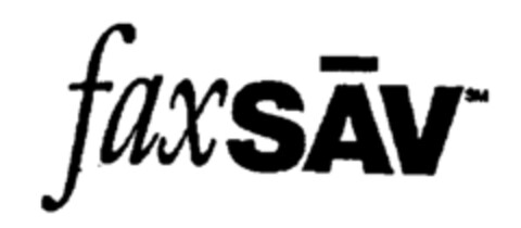 faxSAV Logo (EUIPO, 15.07.1996)