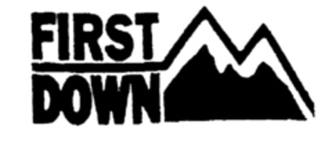 FIRST DOWN Logo (EUIPO, 30.12.1996)