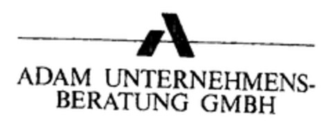 A ADAM UNTERNEHMENS-BERATUNG GMBH Logo (EUIPO, 20.05.1998)