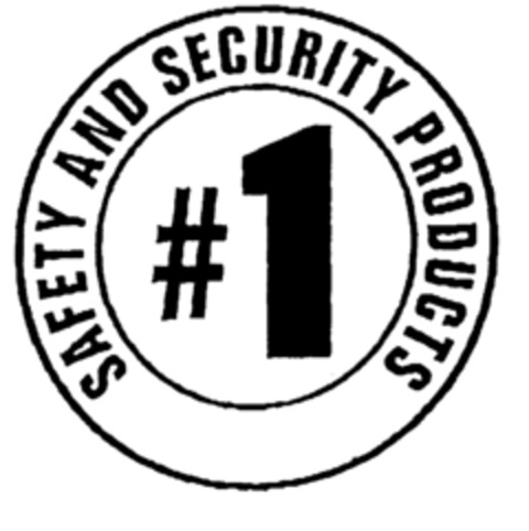 SAFETY AND SECURITY PRODUCTS #1 Logo (EUIPO, 28.02.2000)