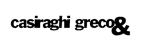 casiraghi greco& Logo (EUIPO, 04/30/2001)