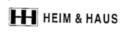HH HEIM & HAUS Logo (EUIPO, 16.10.2003)