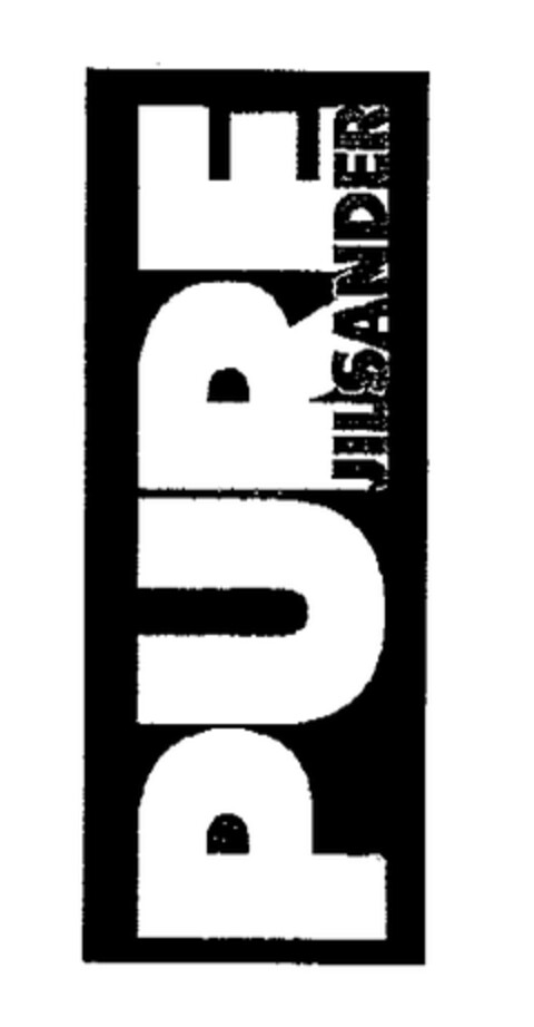 PURE JILSANDER Logo (EUIPO, 30.10.2003)