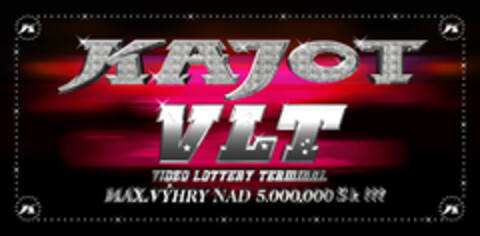 KAJOT VLT VIDEO LOTTERY TERMINAL Logo (EUIPO, 14.11.2006)