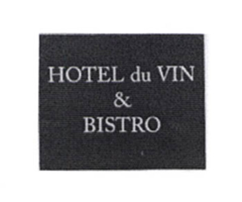 HOTEL du VIN & BISTRO Logo (EUIPO, 07/27/2007)