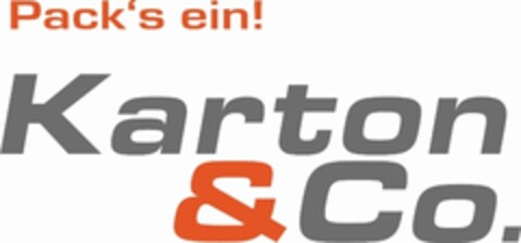 Pack's ein! Karton & Co. Logo (EUIPO, 05/07/2008)