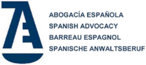 ABOGACIA ESPAÑOLA - SPANISH ADVOCACY - BARREAU ESPAGNOL - SPANISCHE ANWALTSBERUF Logo (EUIPO, 07.05.2012)