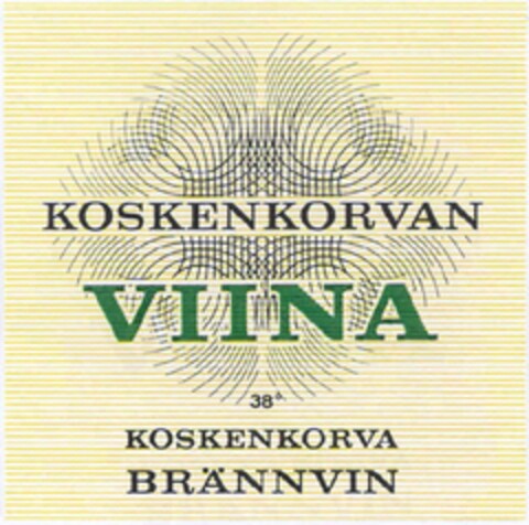 KOSKENKORVAN VIINA 38 KOSKENKORVA BRÄNNVIN Logo (EUIPO, 05/03/2012)