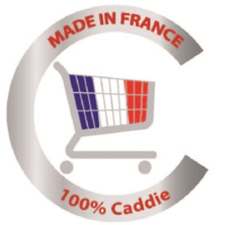 100 % CADDIE MADE IN FRANCE Logo (EUIPO, 14.08.2013)