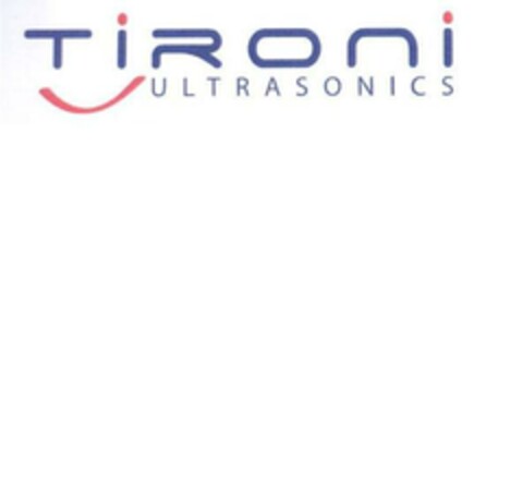 TIRONI ULTRASONICS Logo (EUIPO, 08.01.2015)