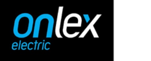 ONLEX ELECTRIC Logo (EUIPO, 17.10.2016)