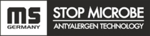 MS GERMANY STOP MICROBE ANTYALERGEN TECHNOLOGY Logo (EUIPO, 14.06.2017)