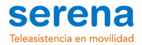 SERENA TELEASISTENCIA EN MOVILIDAD Logo (EUIPO, 10.10.2017)