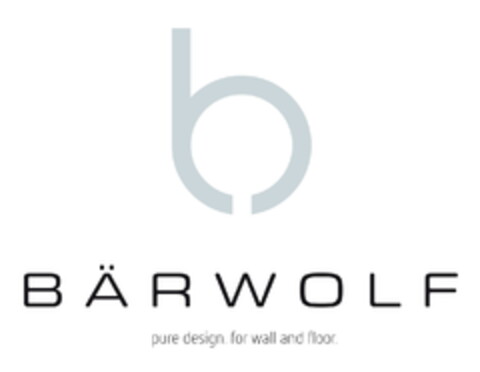 BÄRWOLF pure design. for wall and floor. Logo (EUIPO, 24.08.2021)