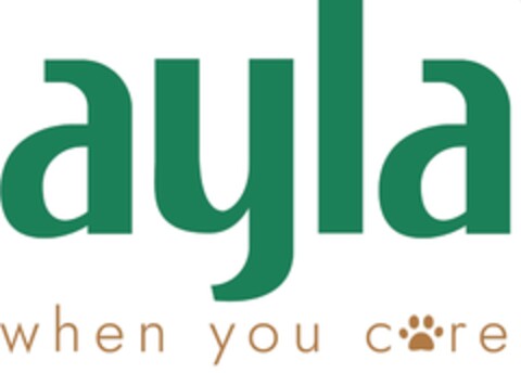 ayla when you care Logo (EUIPO, 24.05.2023)