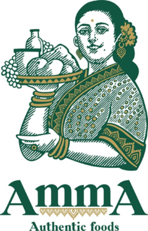 AMMA AUTHENTIC FOODS Logo (EUIPO, 22.02.2024)