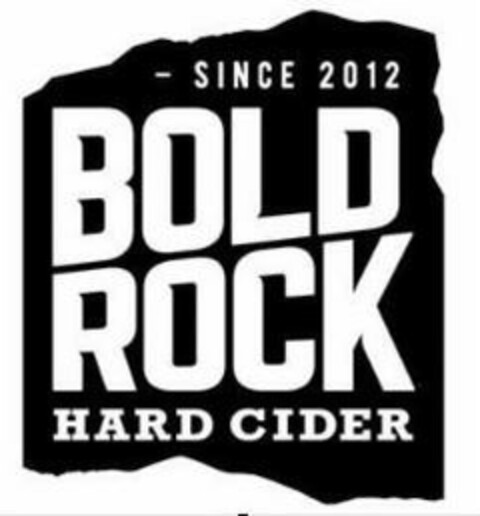 SINCE 2012 BOLD ROCK HARD CIDER Logo (EUIPO, 09/06/2024)