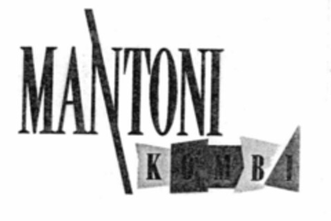 MANTONI KOMBI Logo (EUIPO, 01.04.1996)