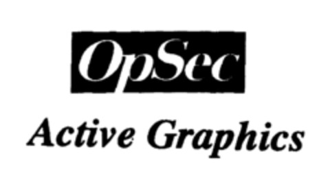 OpSec Active Graphics Logo (EUIPO, 20.08.1997)