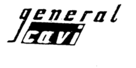 general cavi Logo (EUIPO, 27.10.1997)