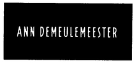 ANN DEMEULEMEESTER Logo (EUIPO, 01.09.1998)