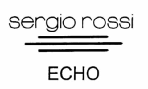 sergio rossi ECHO Logo (EUIPO, 23.02.1999)