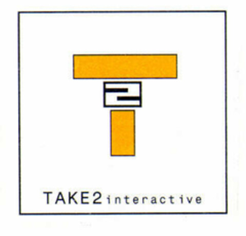 T2 TAKE2 interactive Logo (EUIPO, 22.06.1999)