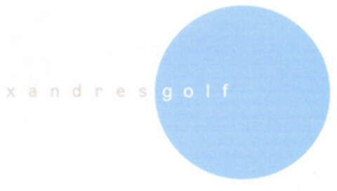 xandres golf Logo (EUIPO, 21.10.2002)