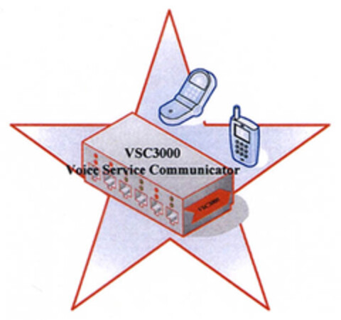 VSC3000 Voice Service Communicator Logo (EUIPO, 24.05.2006)