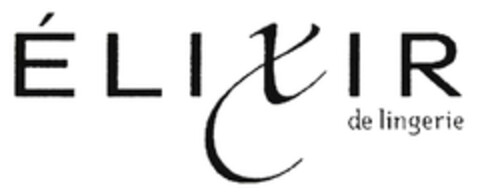 ÉLIXIR de lingerie Logo (EUIPO, 01.06.2007)