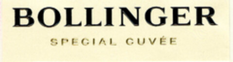 BOLLINGER SPECIAL CUVÉE Logo (EUIPO, 05/13/2009)