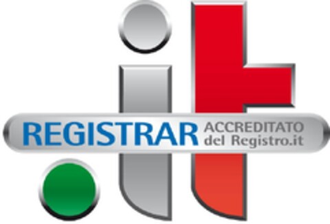 REGISTRAR ACCREDITATO del Registro.it Logo (EUIPO, 09.07.2009)