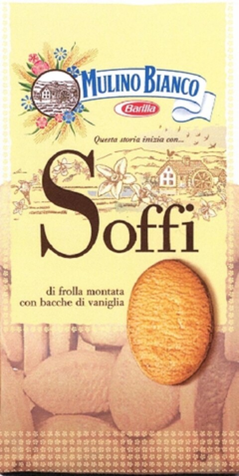 MULINO BIANCO - BARILLA- QUESTA STORIA INIZIA CON...- SOFFI di frolla montata con bacche di vaniglia Logo (EUIPO, 15.03.2010)