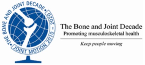 The Bone and Joint Decade Promoting Musculoskeletal Health Keep people moving Logo (EUIPO, 05/04/2010)