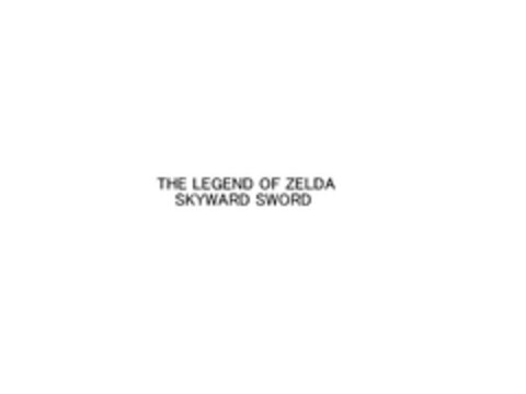 THE LEGEND OF ZELDA SKYWARD SWORD Logo (EUIPO, 03.12.2010)