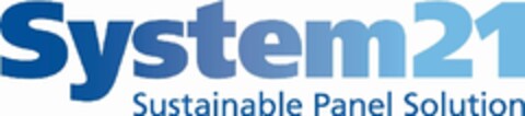 SYSTEM21 SUSTAINABLE PANEL SOLUTION Logo (EUIPO, 10/02/2012)