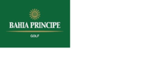 BAHIA PRINCIPE GOLF Logo (EUIPO, 10/17/2019)