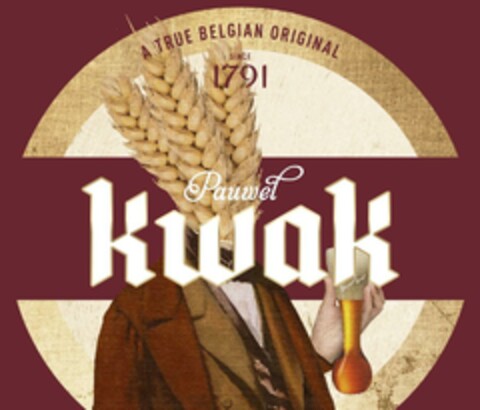 A TRUE BELGIAN ORIGINAL SINCE 1791 PAUWEL KWAK Logo (EUIPO, 23.04.2020)