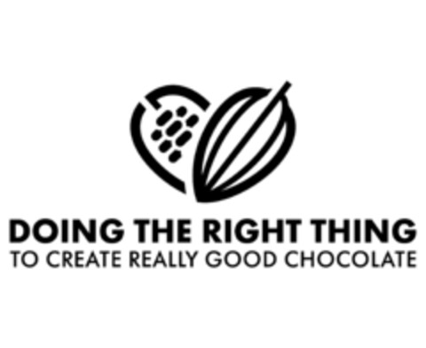 DOING THE RIGHT THING TO CREATE REALLY GOOD CHOCOLATE Logo (EUIPO, 20.07.2021)