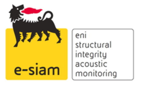 E-SIAM ENI STRUCTURAL INTEGRITY ACOUSTIC MONITORING Logo (EUIPO, 11.07.2022)