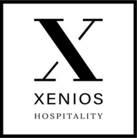 X XENIOS HOSPITALITY Logo (EUIPO, 07/26/2023)