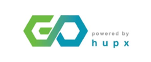 GO powered by hupx Logo (EUIPO, 02/21/2024)